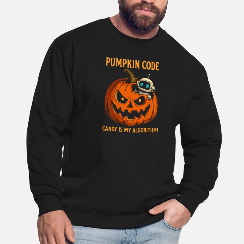 Pumpkin Code : Candy est mon algorithme ! Sweat-shirt Unisexe