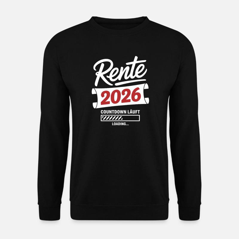 Pension 2026 countdown is on - Unisex Sweatshirt - black