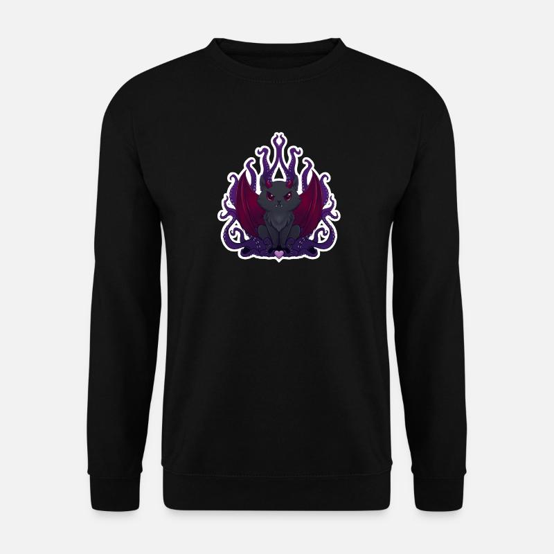 DemonCat - Unisex Pullover - Schwarz