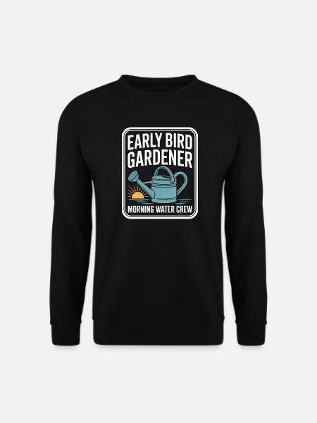 Jardinier Matinal Matinal Équipe d’eau - Sweat-shirt Unisexe - noir