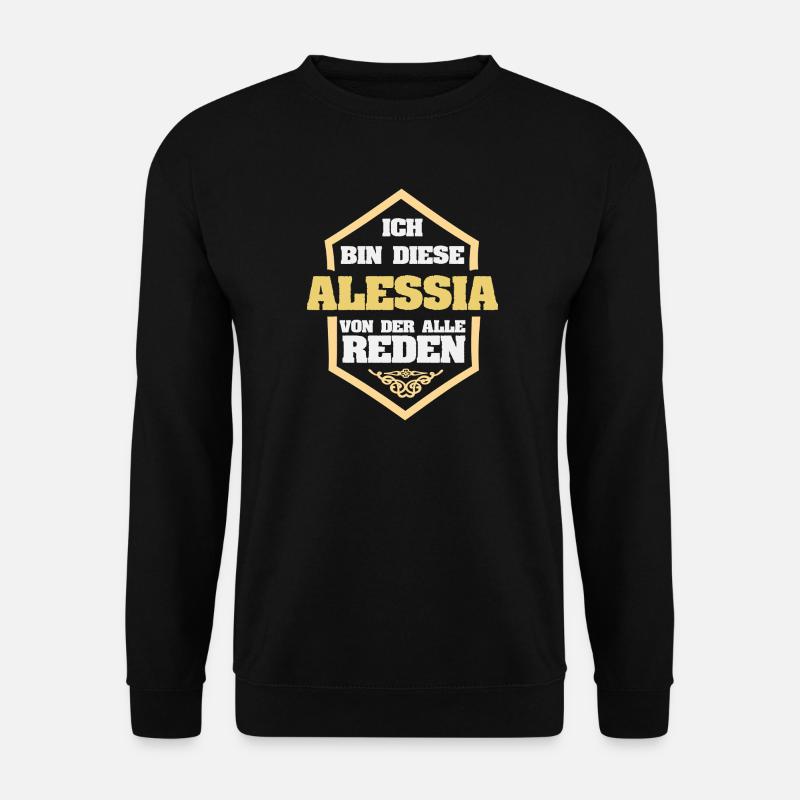Alessia - Unisex Sweatshirt - black