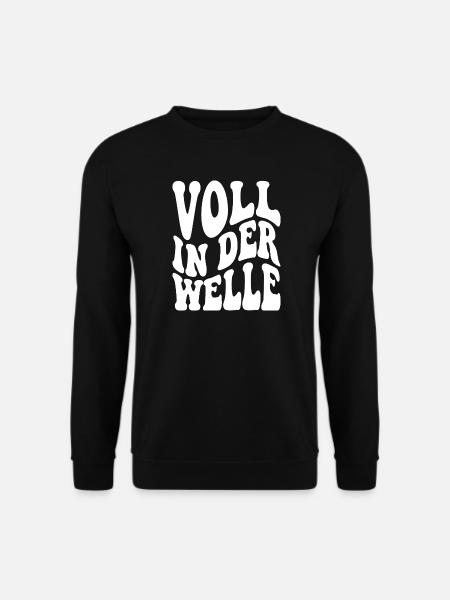 Full in the wave - Unisex Sweatshirt - black