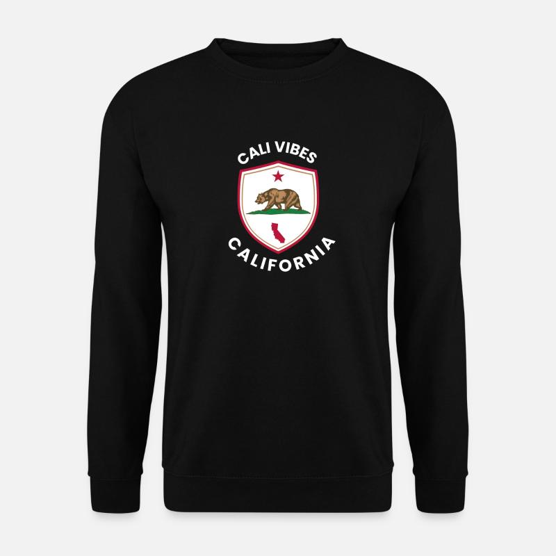 Cali Vibes California Shield - Unisex Pullover - Schwarz