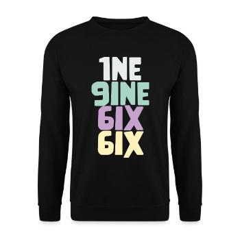 Vintage 1966 - Unisex Pullover - Schwarz - Vorne - Alina (178cm) & Michal (187cm)