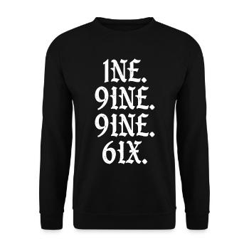 Vintage 1996 - Unisex Pullover - Schwarz - Vorne - Alina (178cm) & Michal (187cm)