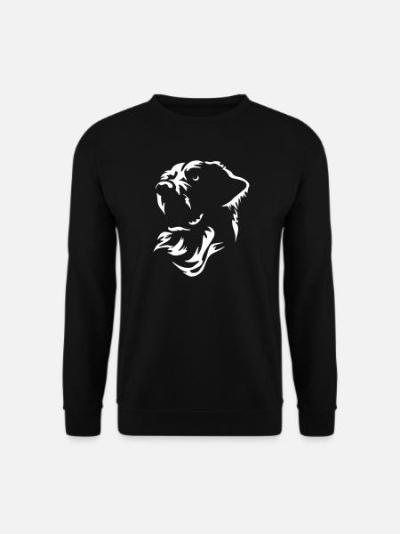 Golden Retriever Head "Black Edition" - Unisex Sweatshirt - black