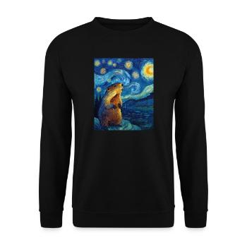 Marmot - Unisex Sweatshirt - black - Front - Alina (178cm) & Michal (187cm)
