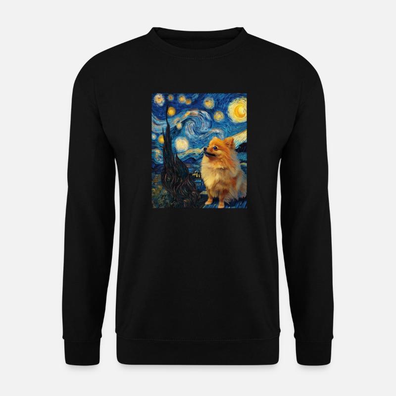 Zwergspitz Spitz Pomeranian - Unisex Sweatshirt - black