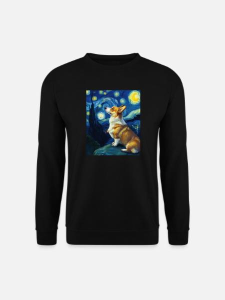 Welsh Corgi Pembroke - Unisex Pullover - Schwarz