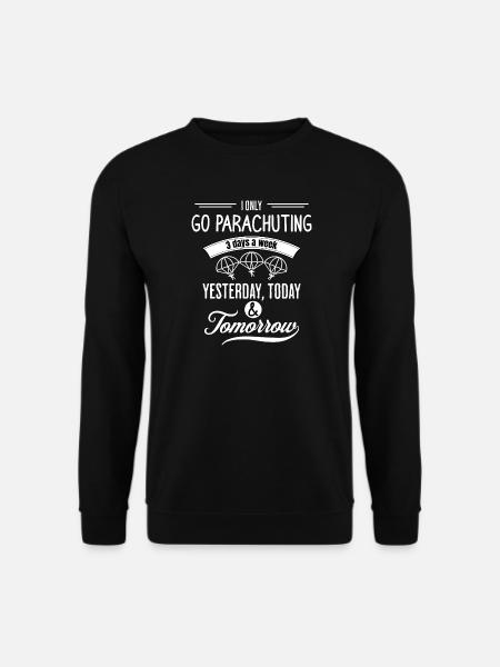 Parachuting Daily Passion - Unisex Sweatshirt - black