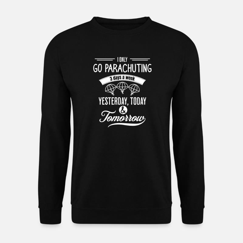 Parachutisme : Passion Quotidienne - Sweat-shirt Unisexe - noir