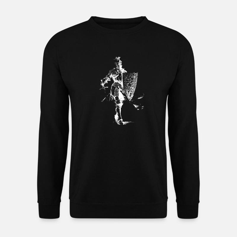 Knight Emblem - Unisex Sweatshirt - black