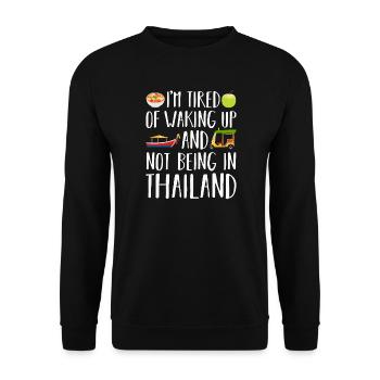 Thailand - Unisex Pullover - Schwarz - Vorne - Alina (178cm) & Michal (187cm)