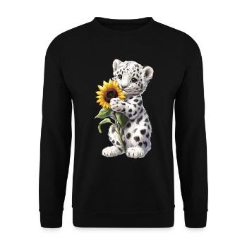 Hase - Unisex Pullover - Schwarz - Vorne - Alina (178cm) & Michal (187cm)