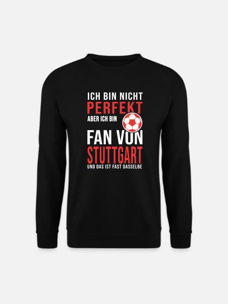 Football Stuttgart fan football Soccer, Fussball - Unisex Pullover - Schwarz