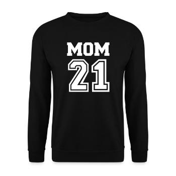 Mutter 2021 - Unisex Pullover - Schwarz - Vorne - Alina (178cm) & Michal (187cm)