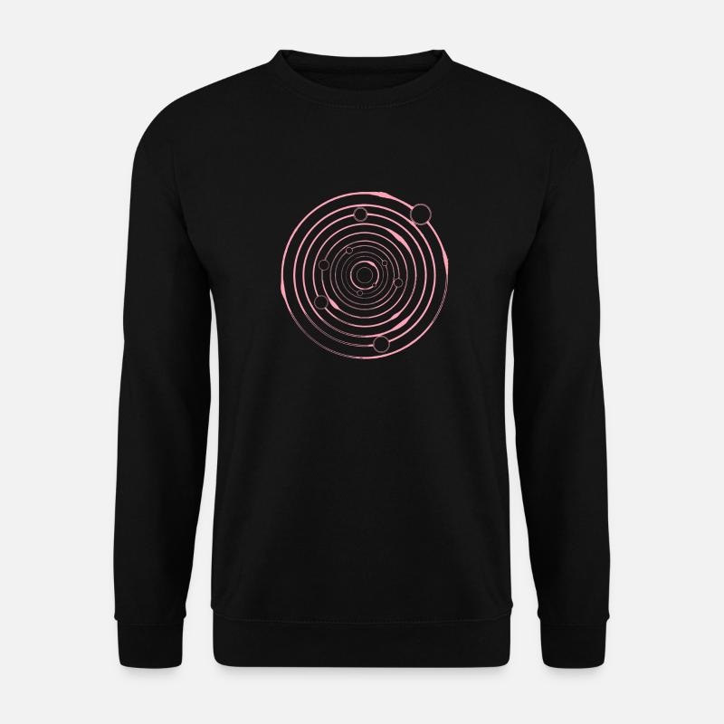 Kreis Kreise Umlaufbahn Orbit - Unisex Pullover - Schwarz