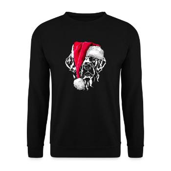GOLDEN RETRIEVER Weichnachten Geschenk - Unisex Pullover - Schwarz - Vorne - Alina (178cm) & Michal (187cm)