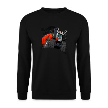 0482 steyr - Unisex Sweatshirt - black - Front - Alina (178cm) & Michal (187cm)