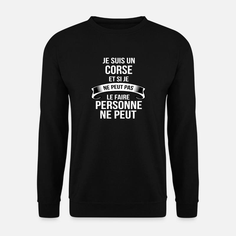 Corse - Sweat-shirt Unisexe - noir