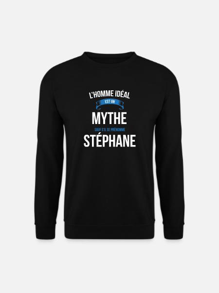 Stéphane idéal mythe cadeau noël - Sweat-shirt Unisexe - noir