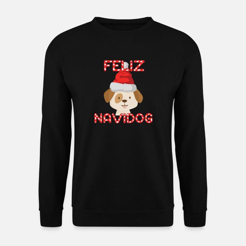 Feliz Navidog - Unisex Pullover - Schwarz