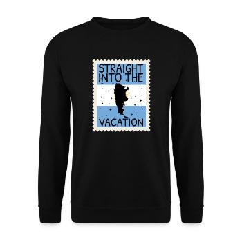 Drapeau de l’Argentine Amérique du Sud Drapeau de l’Argentine - Sweat-shirt Unisexe - noir - Devant - Alina (178cm) & Michal (187cm)