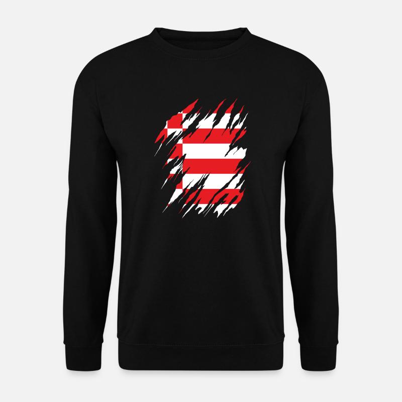 Bremen Flag Bremen Flag - Unisex Sweatshirt - black