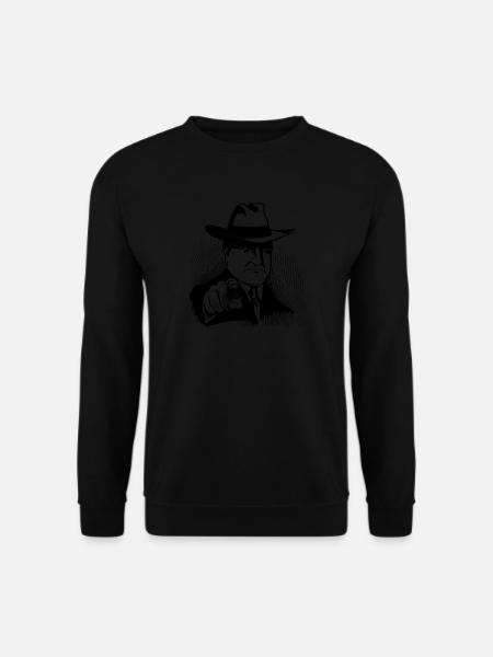 Anschuldigung Vintage Gangster - Unisex Pullover - Schwarz