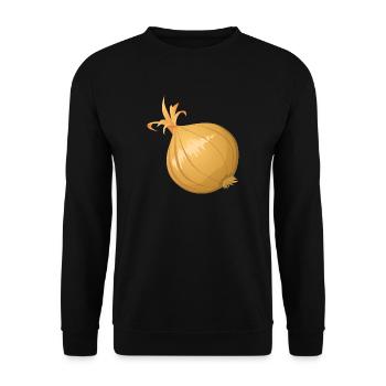 onion - Unisex Sweatshirt - black - Front - Alina (178cm) & Michal (187cm)