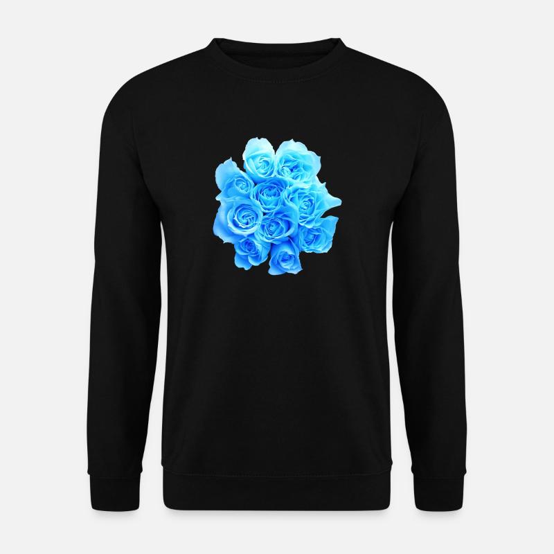 daffodils roses rosen blumen flowers tulips tulpen - Unisex Pullover - Schwarz