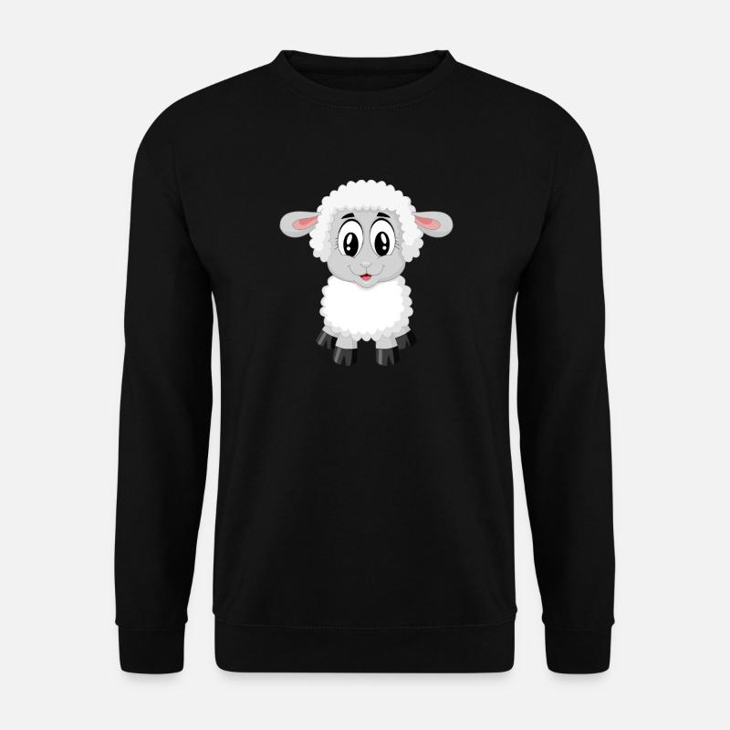Sweet sheep! - Unisex Sweatshirt - black