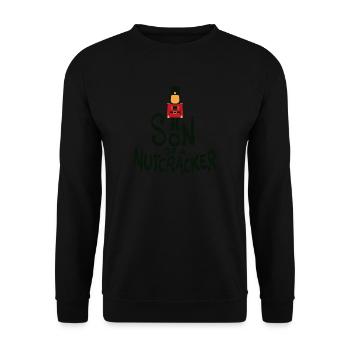 Fils d'un cadeau de Noël Costume Casse-Noisette - Sweat-shirt Unisexe - noir - Devant - Alina (178cm) & Michal (187cm)