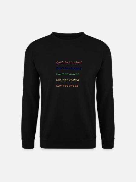 Cant be touched Roy Jones - Unisex Sweatshirt - black
