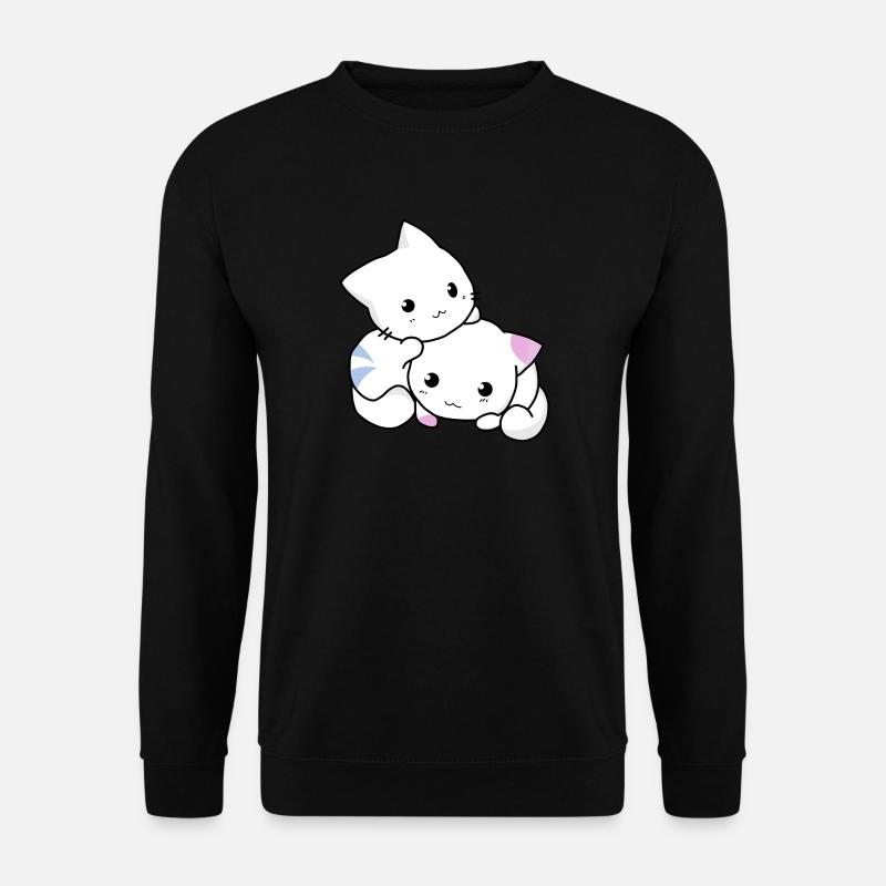 katze,kätzchen,niedlich - Unisex Pullover - Schwarz