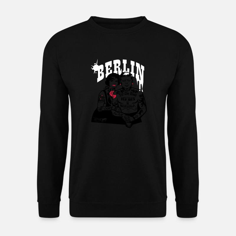 Berlin Schriftzug - Unisex Pullover - Schwarz
