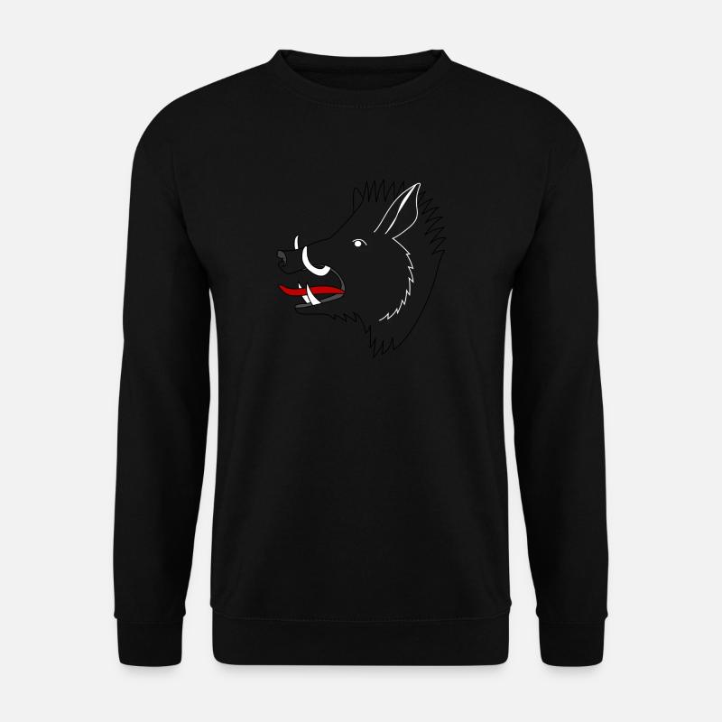 Wildschwein - Unisex Pullover - Schwarz