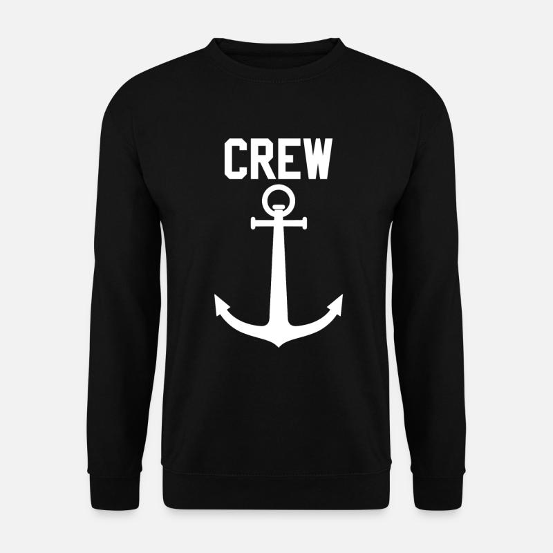 Segeln Anker Schiff - Unisex Pullover - Schwarz