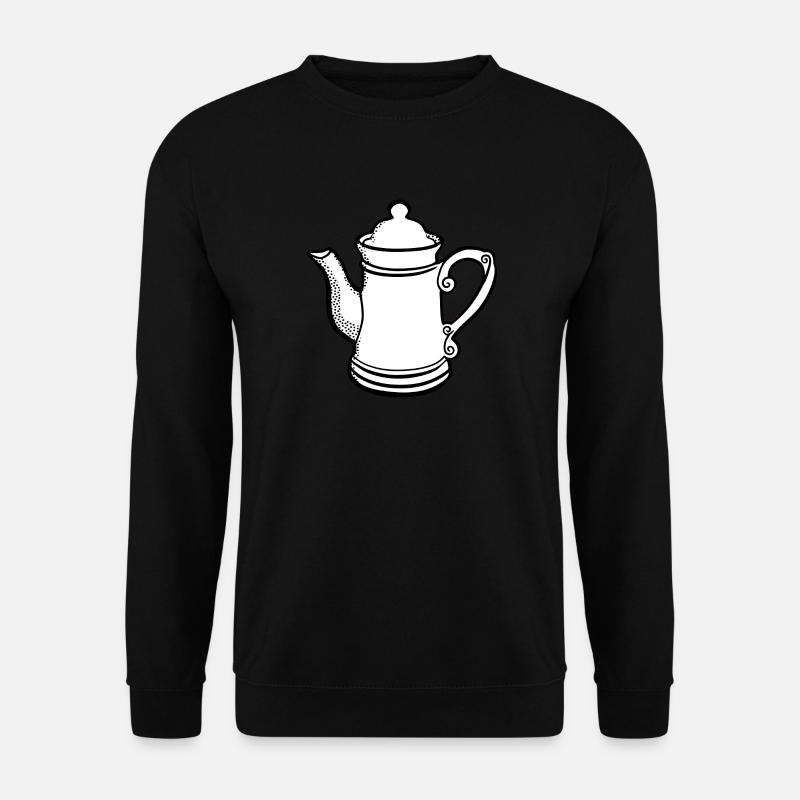 tee tea breakfast breakfast coffee17 - Unisex Sweatshirt - black