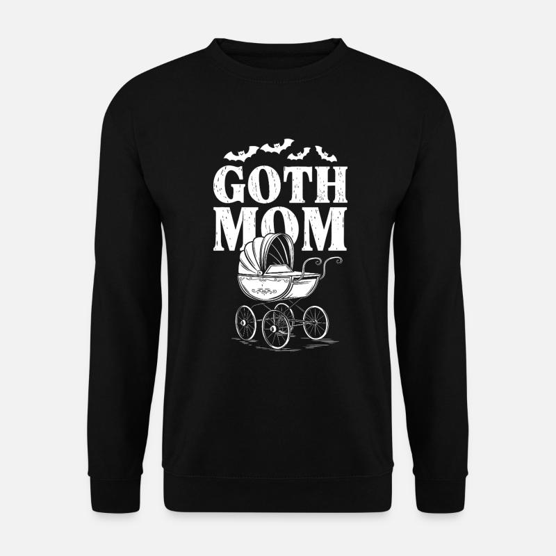 Goth mor! Alt Æstetisk Goth Mommy Emo - Unisex sweater - sort