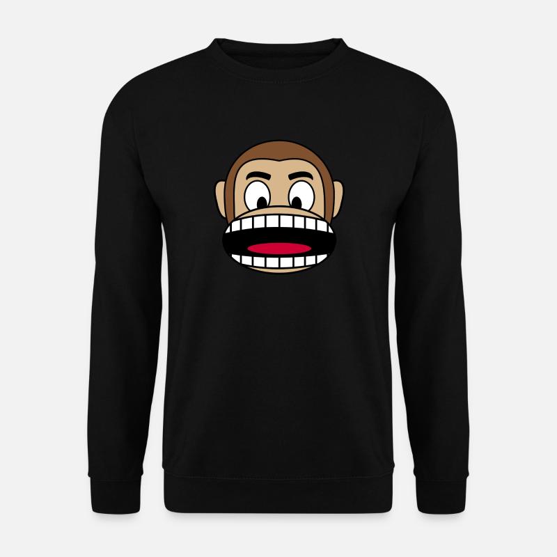 Monkey Face Gift - Unisex Sweatshirt - black
