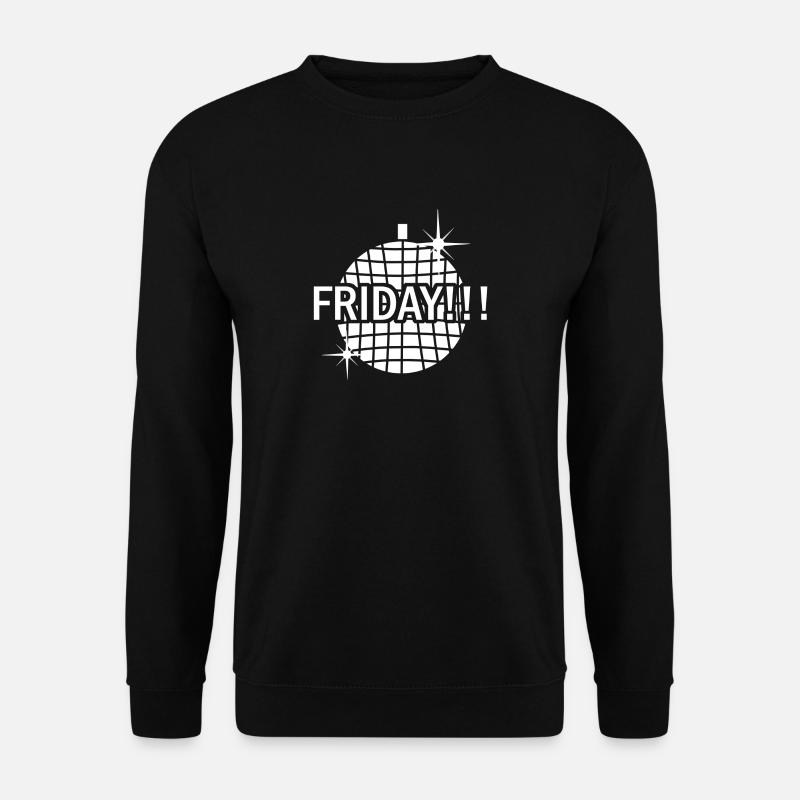 Friday white - Unisex Pullover - Schwarz