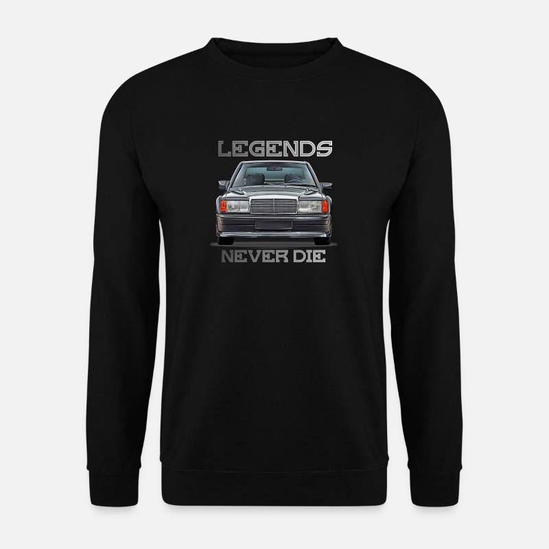 W201 190E legends never die - Unisex Sweatshirt - black
