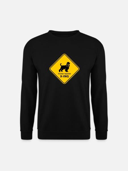 Shield "Cocker Spaniel X-ING" - Unisex Sweatshirt - black