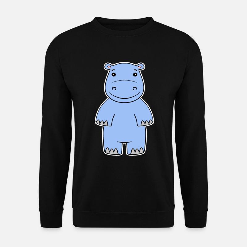 Hippopotamus - Unisex Sweatshirt - black