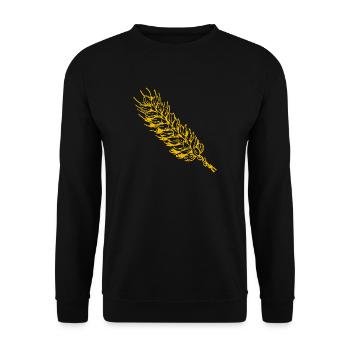 cereals corn cereal wheat wheat veggie gemuese v - Unisex Sweatshirt - black - Front - Alina (178cm) & Michal (187cm)