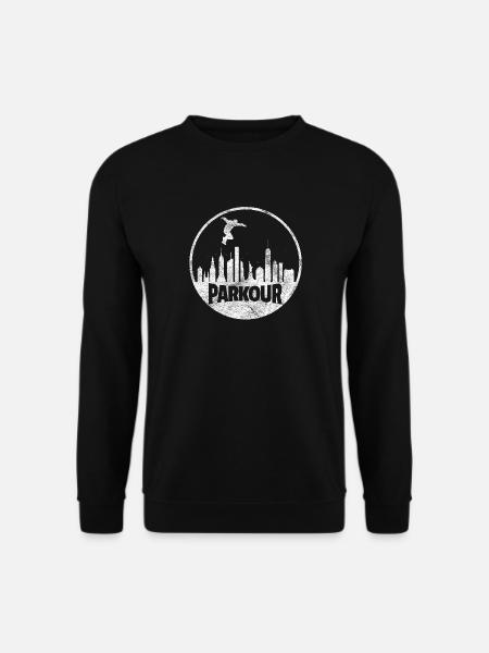 Parkour Geschenk Le Parcour Freerunning - Unisex Pullover - Schwarz
