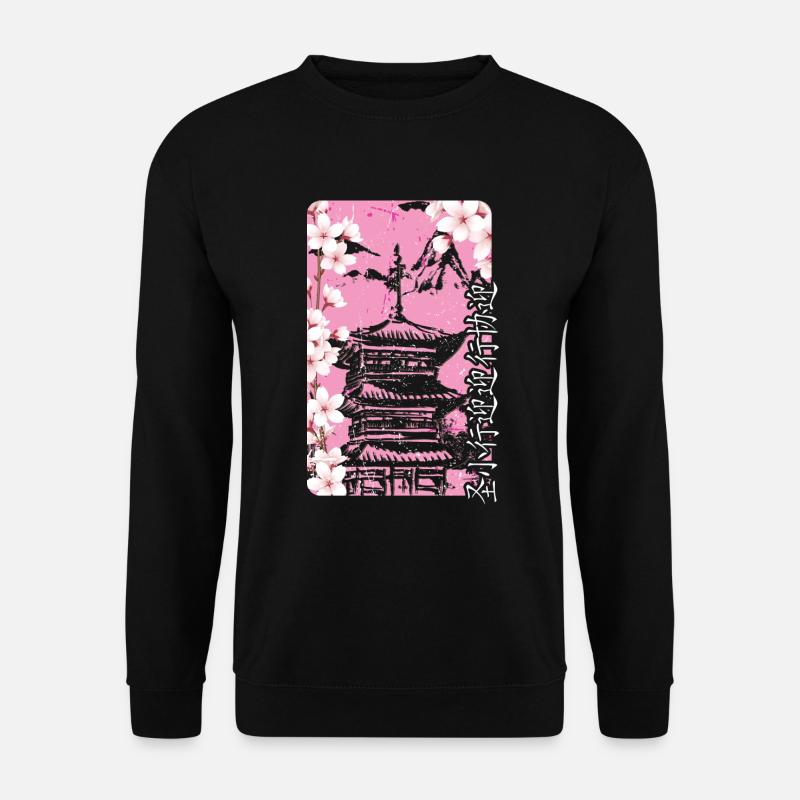 Japan Spring Sakura - Unisex Sweatshirt - black