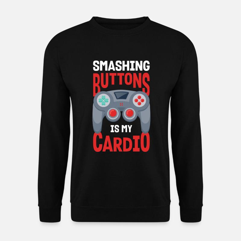 Gamer Gaming Computer Controller - Unisex Pullover - Schwarz