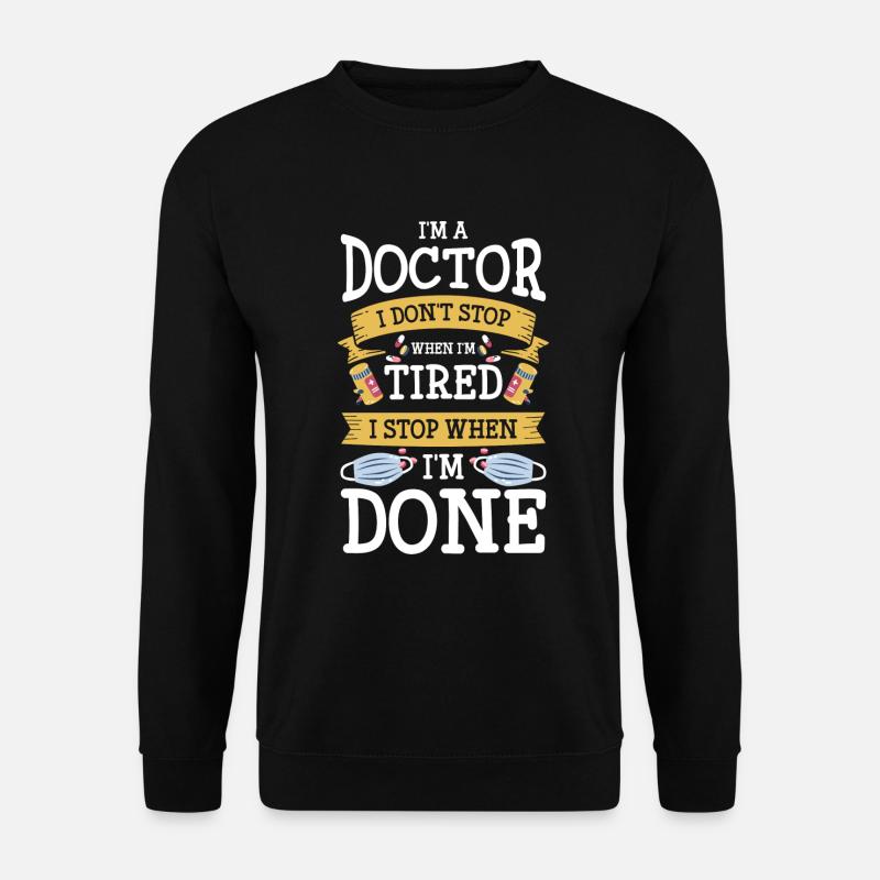 Mediziner Studium Notfall Heilung - Unisex Pullover - Schwarz